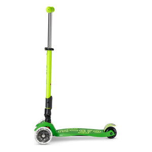 Patinete Micro - Maxi Plegable Neón LED | Verde