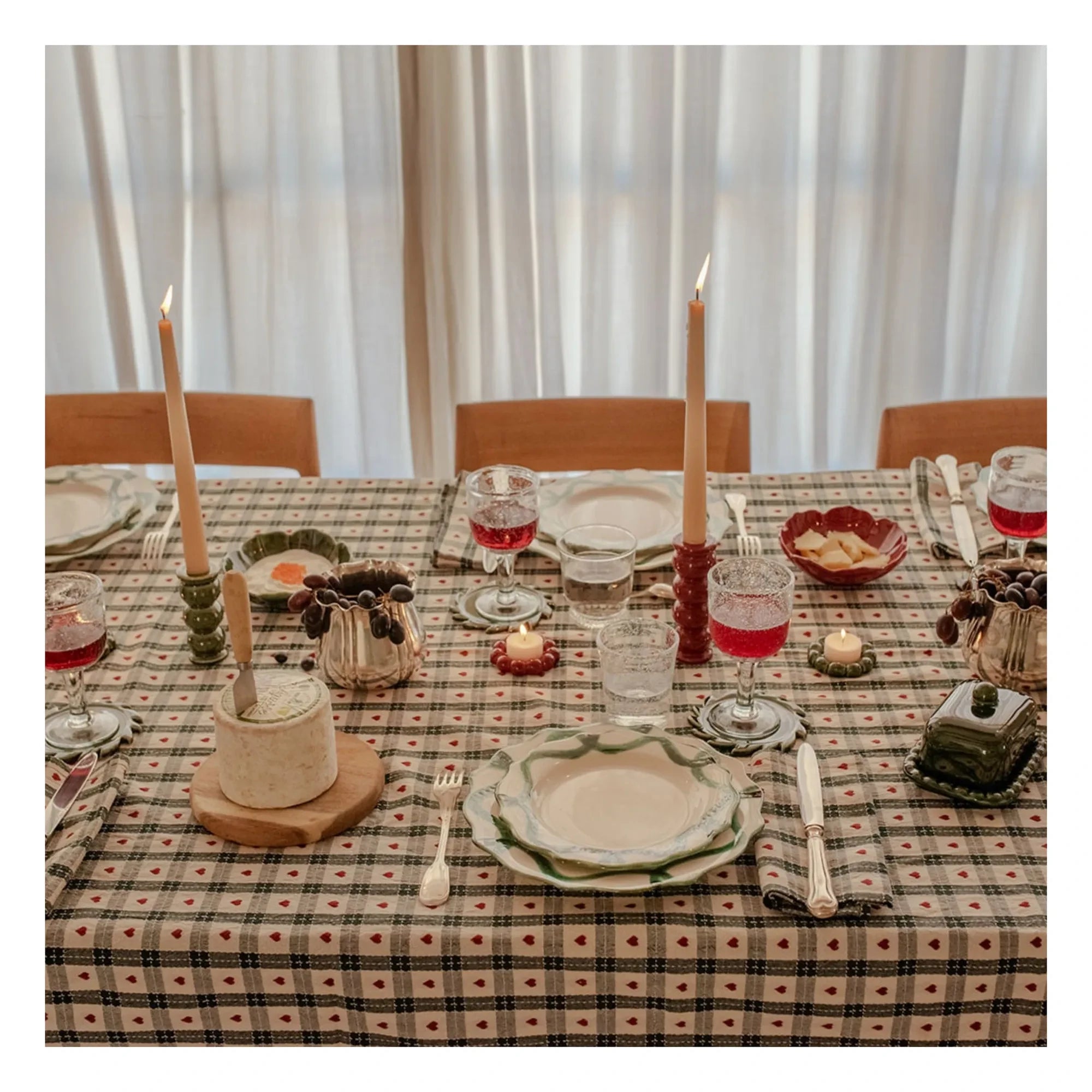 Denise - Candelabro Olaf | Verde oscuro