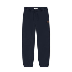 Les Deux - Pantalón jogger con logo en contraste, algodón orgánico | Azul marino