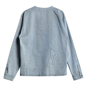 Wooden Store - Cárdigan chaqueta Loco | Azul grisáceo