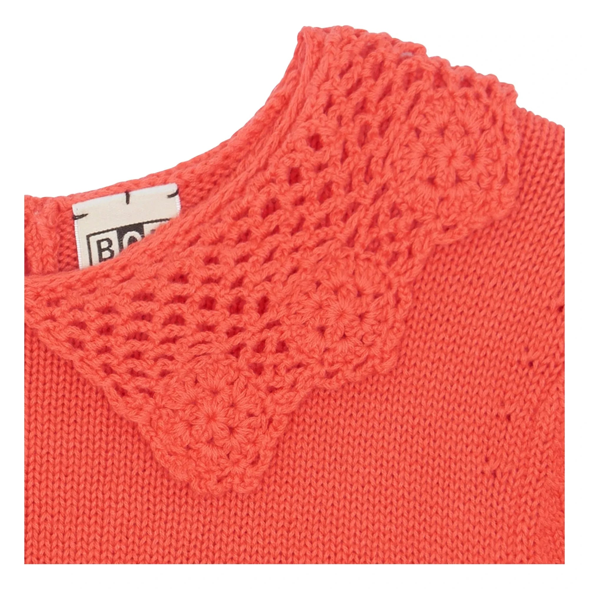 Bonton - Niko Jersey de manga corta y cuello Claudine | Rojo