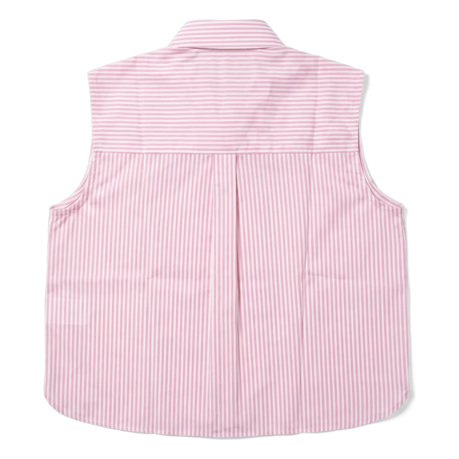 Finger in the nose - Ella Camisa sin mangas a rayas | Rosa claro