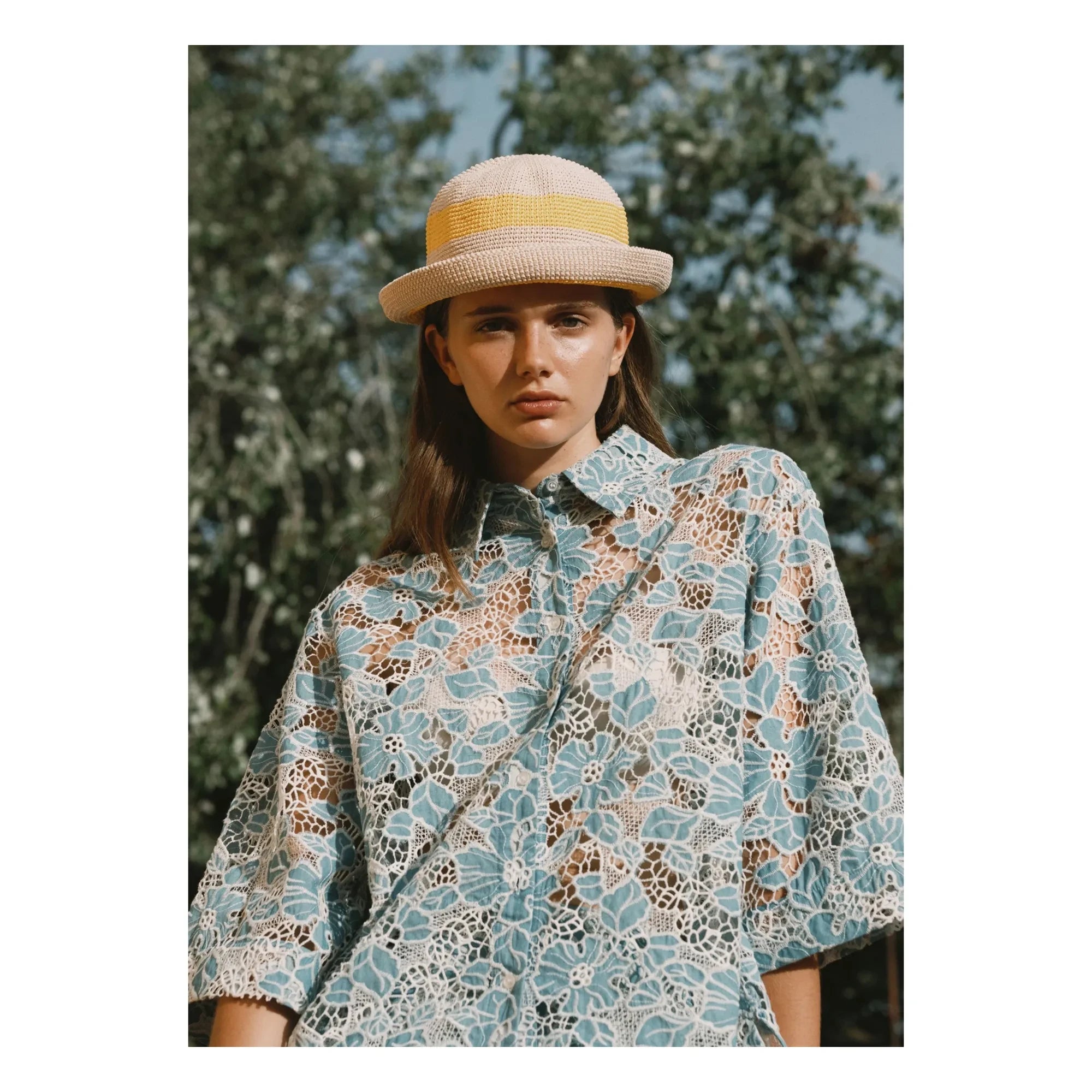 The Tiny Big Sister - Camisa de algodón | Azul