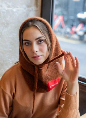 K'puche - Sudadera con capucha Kim Alpaka | Camel