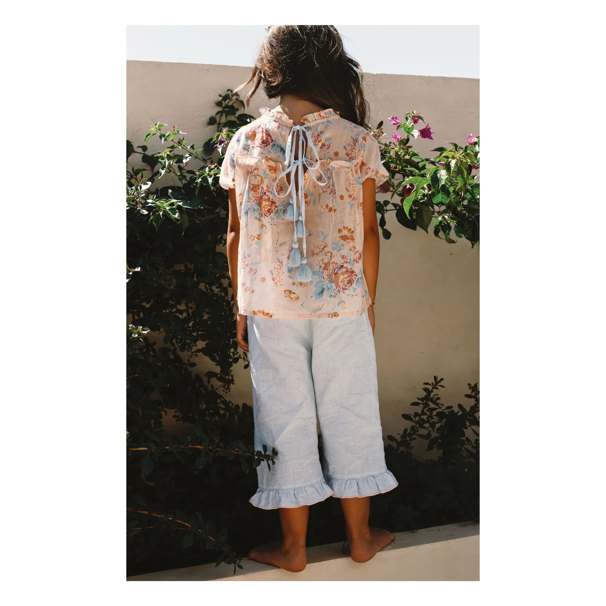 Lilinoa - Pantalones Léon vaqueros | Azul claro