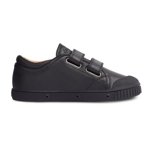 Spring Court - Zapatillas Deportivas Bajas de Piel Nappa con Velcro G2 | Negro