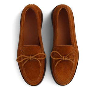 Socque Paris - Mocasines de ante Totem | Camel