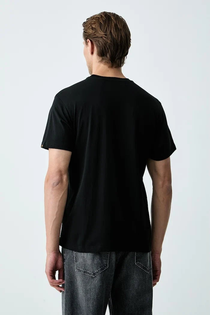 Alpha Industries Camiseta Algodón Hombre Washed Out