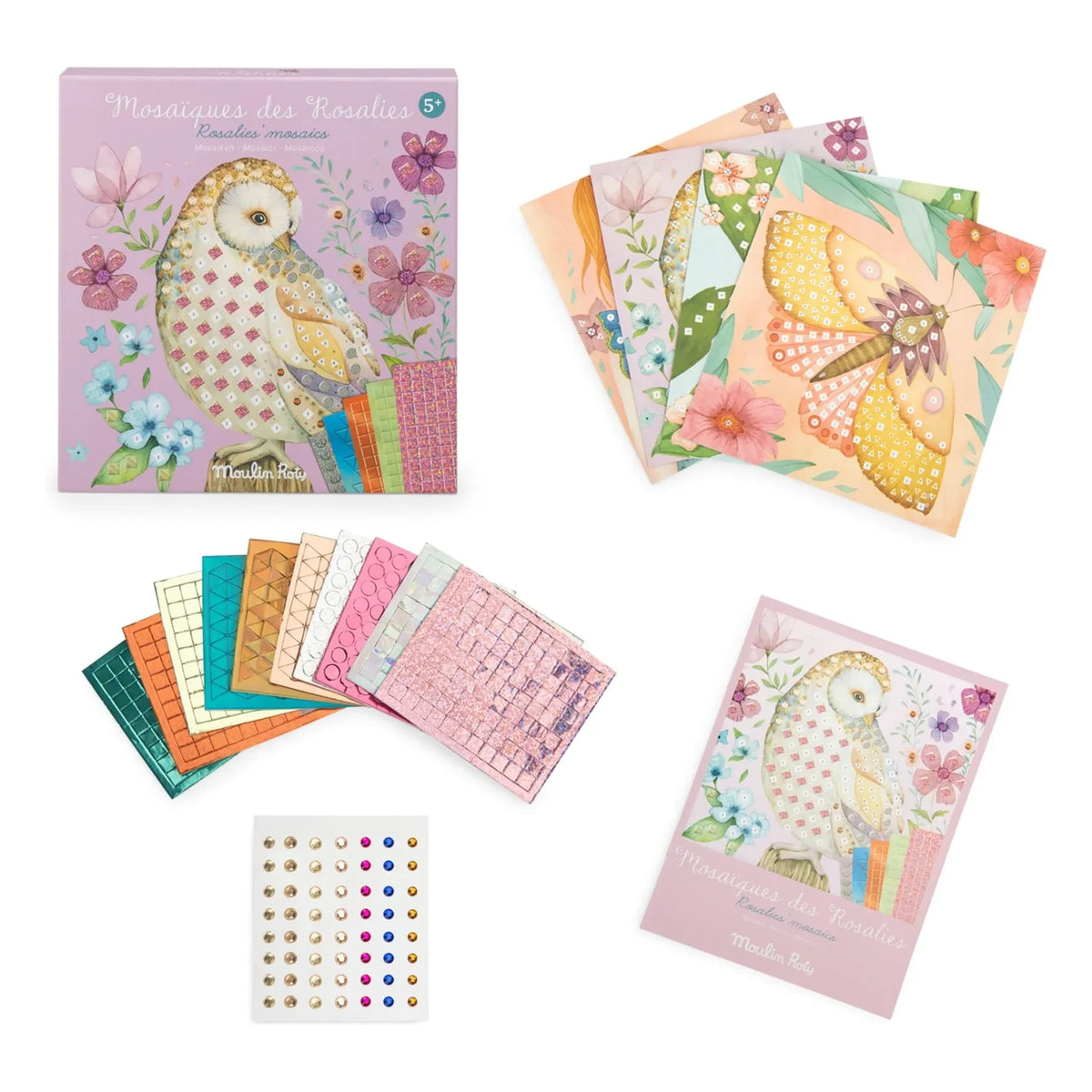 Moulin Roty - Set de mosaico Les Rosalies