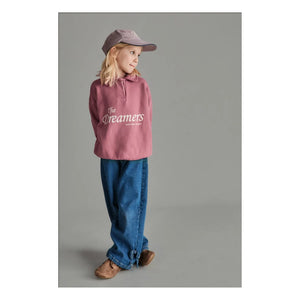 Mipounet - Dreamers Organik Pamuklu Polo Yaka Sweatshirt | Toz Pembe