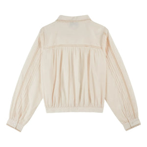 Emile et Ida - Blusa Vintage de Algodón | Crema