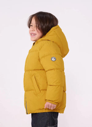 Petit Bateau - Düz Şişme Mont | Sarı