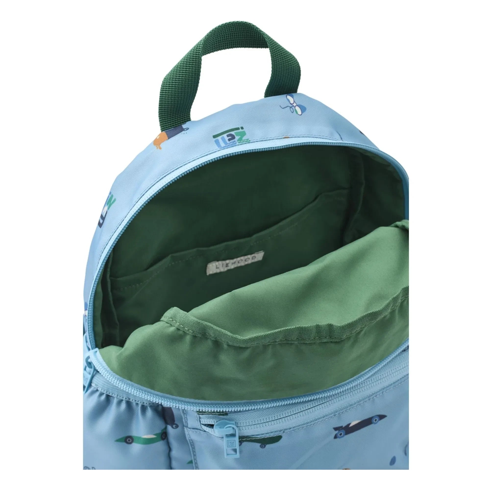 Liewood - Mochila Andreas Car de fibra reciclada | Azul
