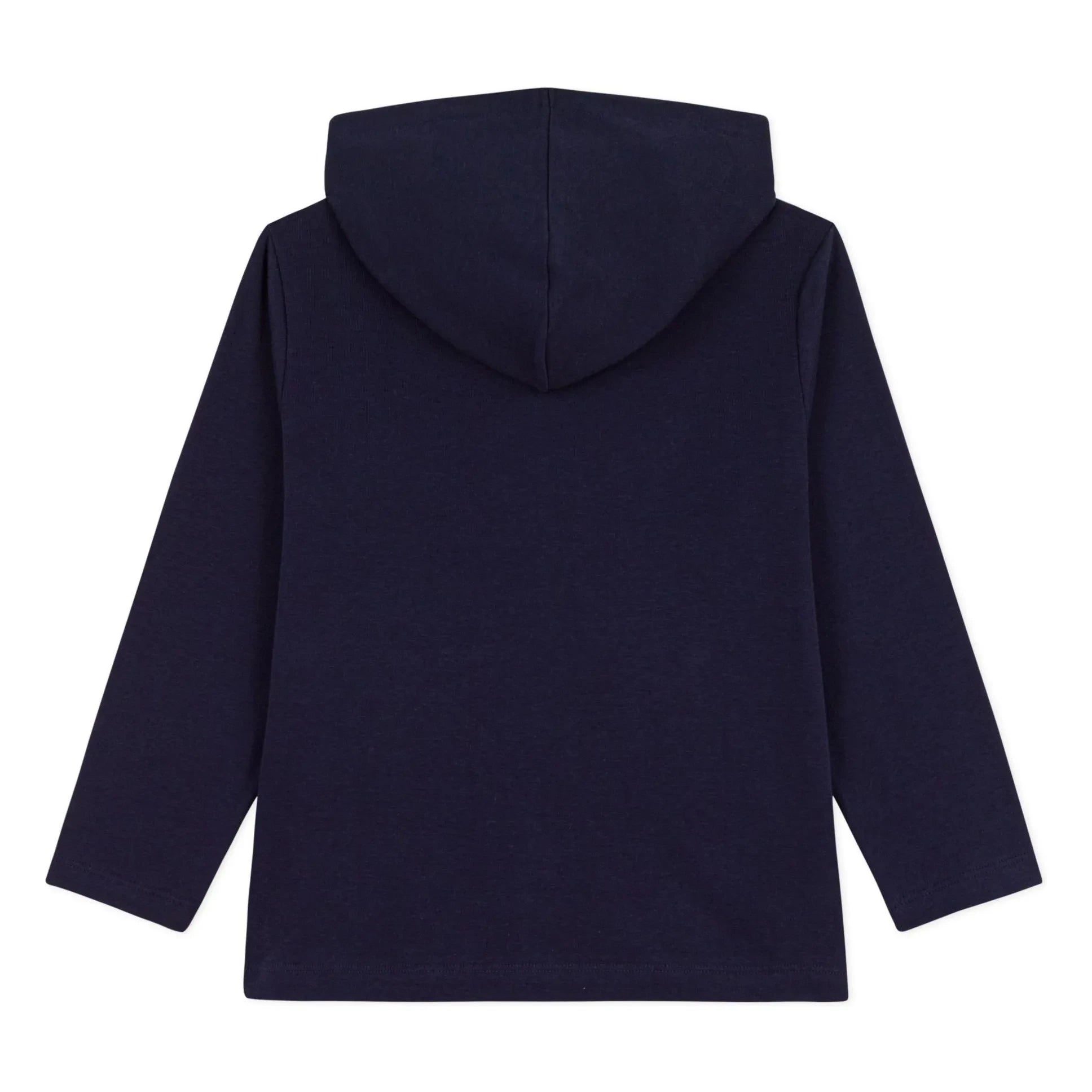 Petit Bateau - Sudadera con capucha y cremallera | Azul marino