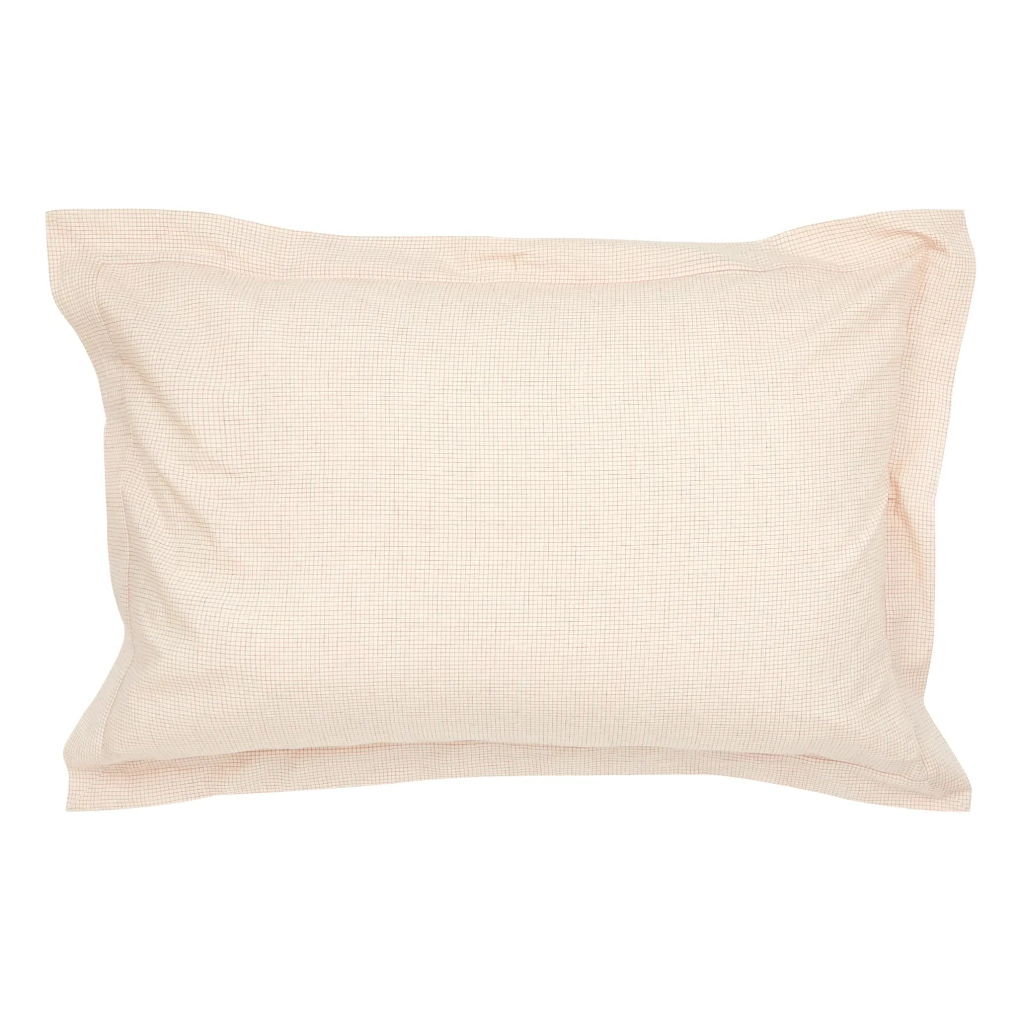 Scarlette Ateliers - Funda de almohada de algodón tejida a mano Grace - Juego de 2 | Rojo