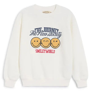 La nueva sociedad - Sudadera Smiley | Beyaz