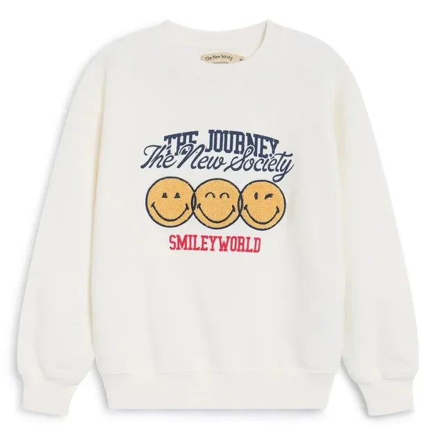 La nueva sociedad - Sudadera Smiley | Beyaz