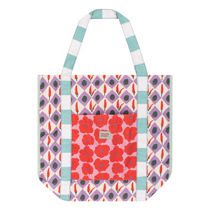 Favorite People - Bolso tote Formaggio Fleuri | Morado