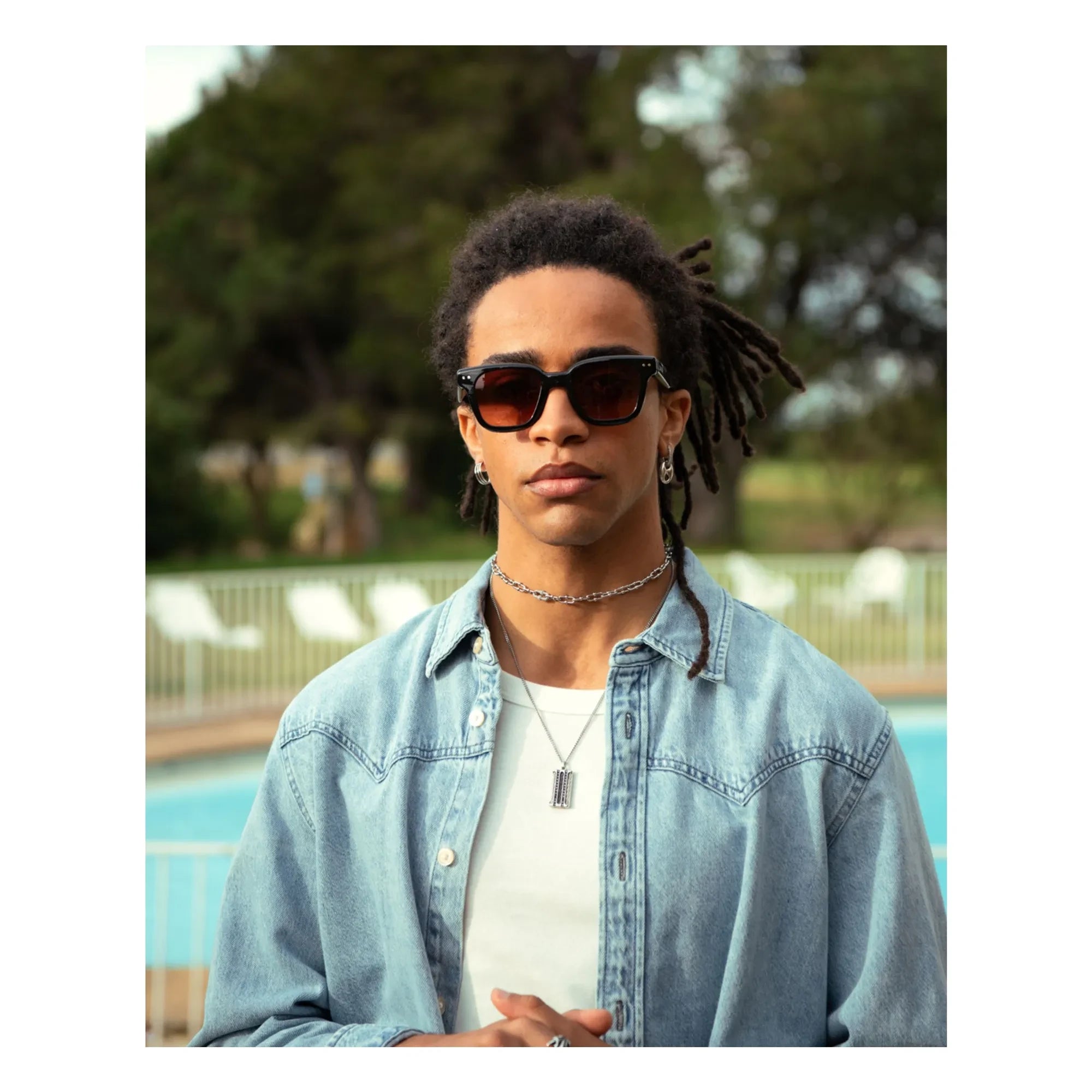 IZIPIZI - Gafas de sol polarizadas #C | Negro brillante