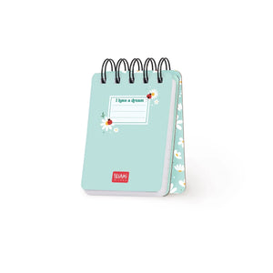Legami - Resimli Sert Kapaklı Çizgili Defter - Uğur Böceği - Spiralli