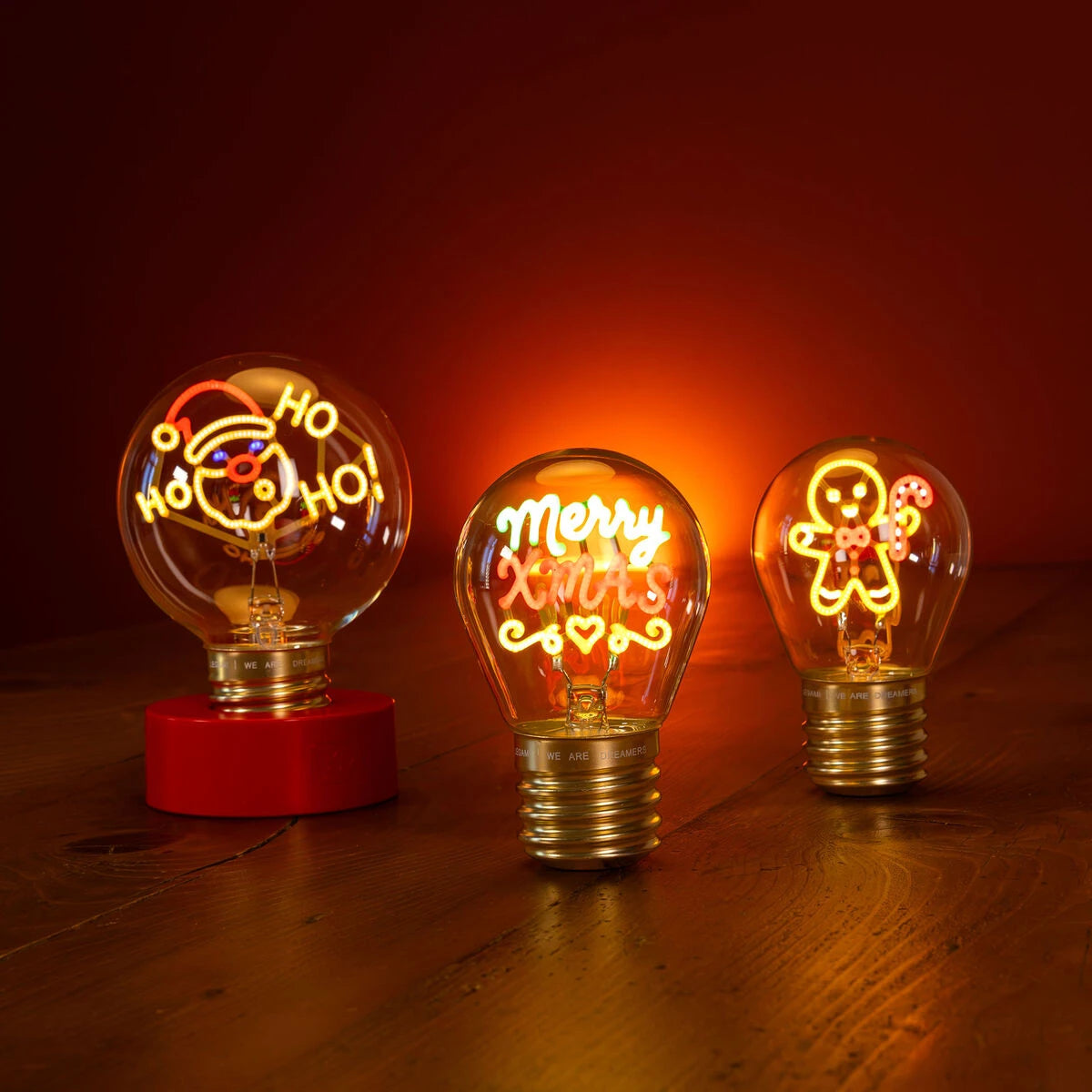 Legami - Lámpara de Mesa Merry Noel Noel Light Bulb - Bulb Fiction