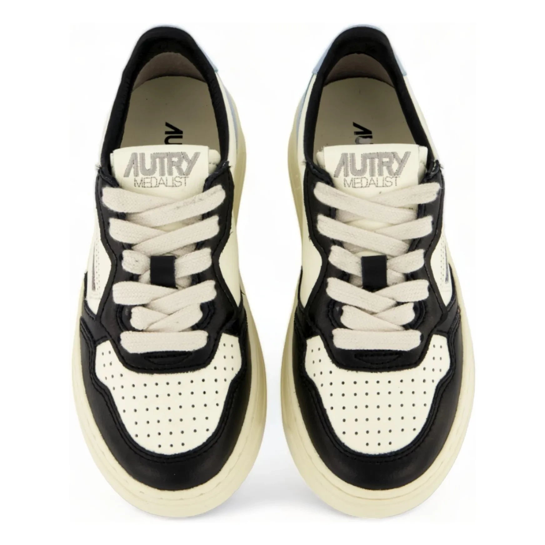 Autry - Zapatillas bajas bicolor de cuero para niños Medalist | Azul
