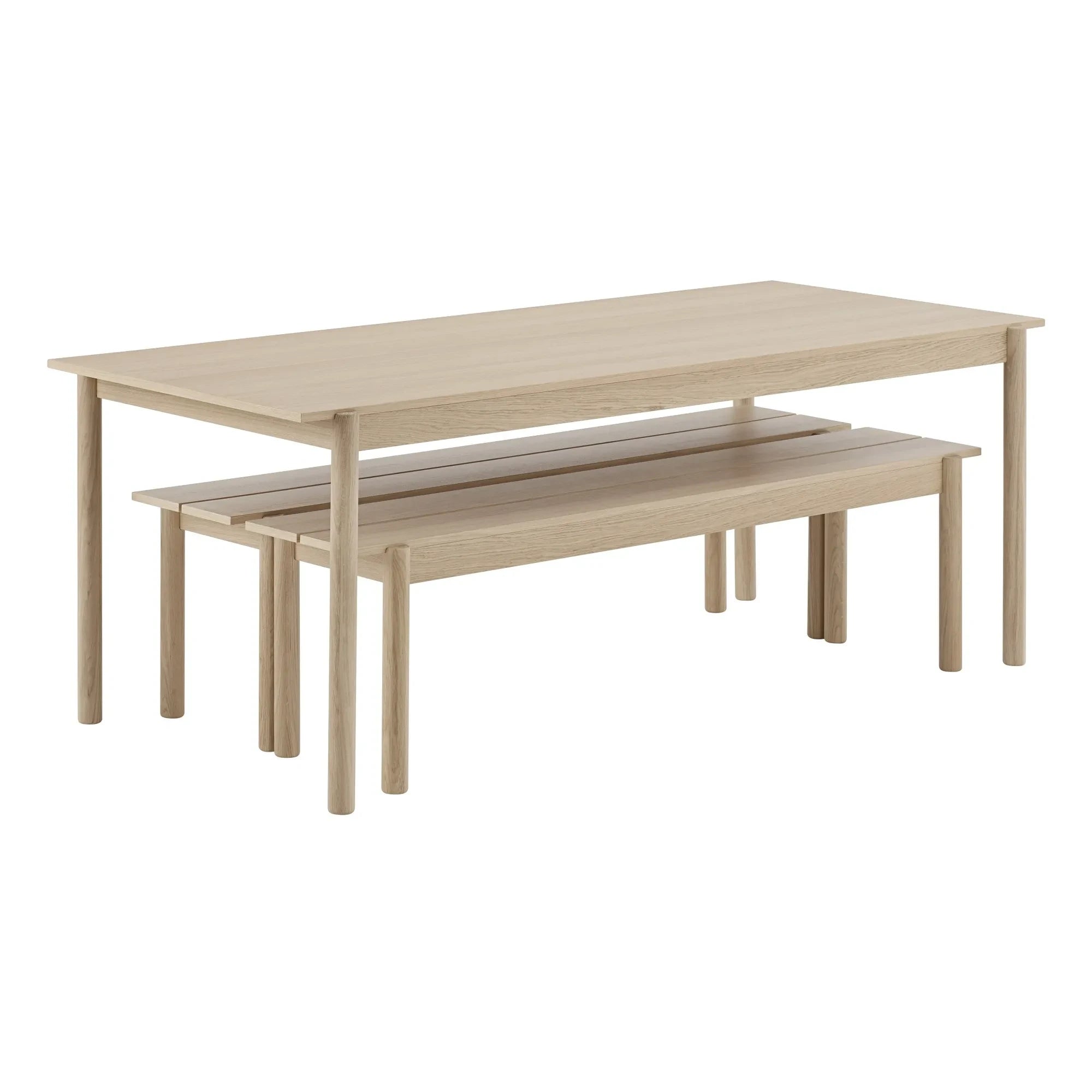 Muuto - Banco Lineal Roble | Roble