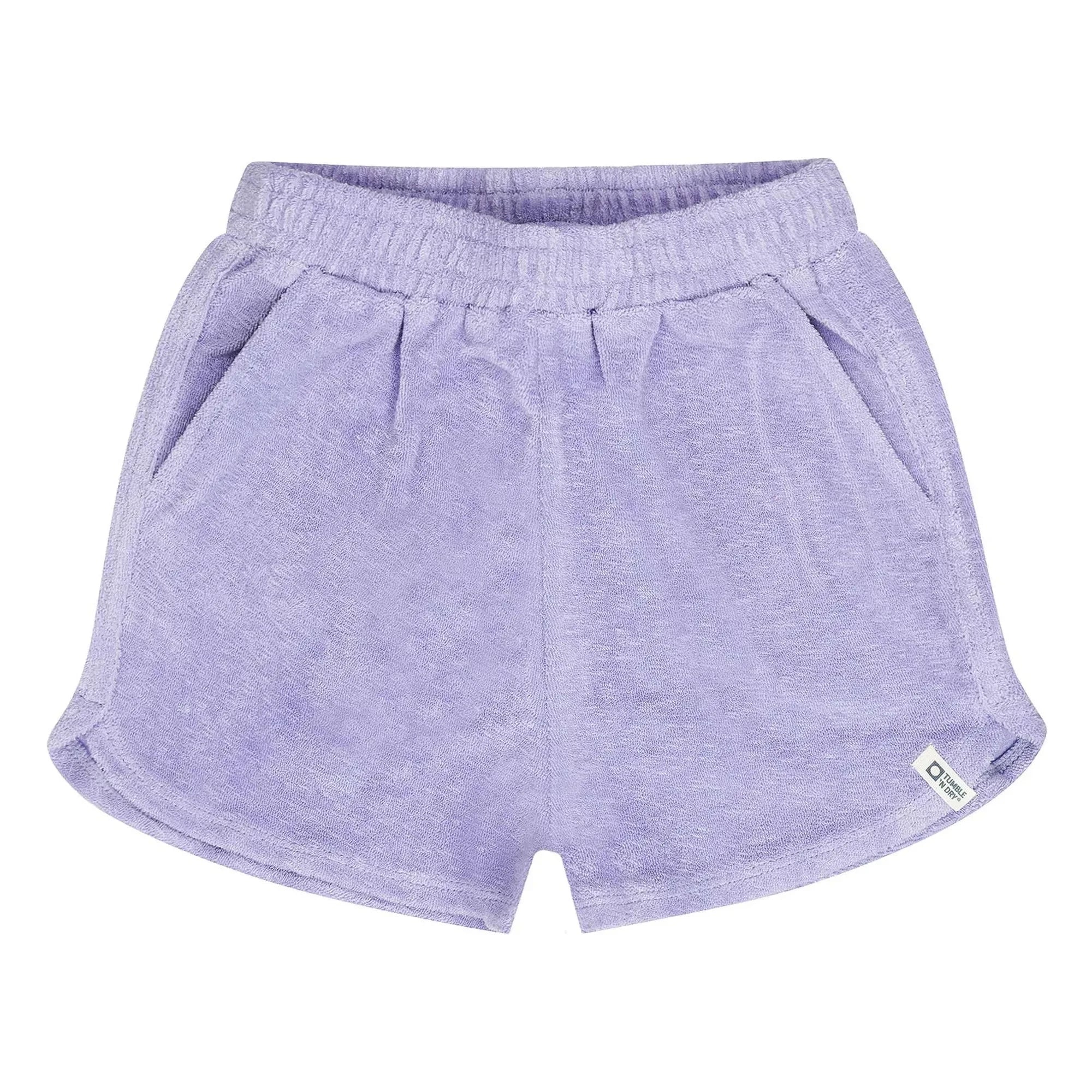 Tumble N'Dry - Camille Two shorts de felpa de algodón orgánico | Lavanda