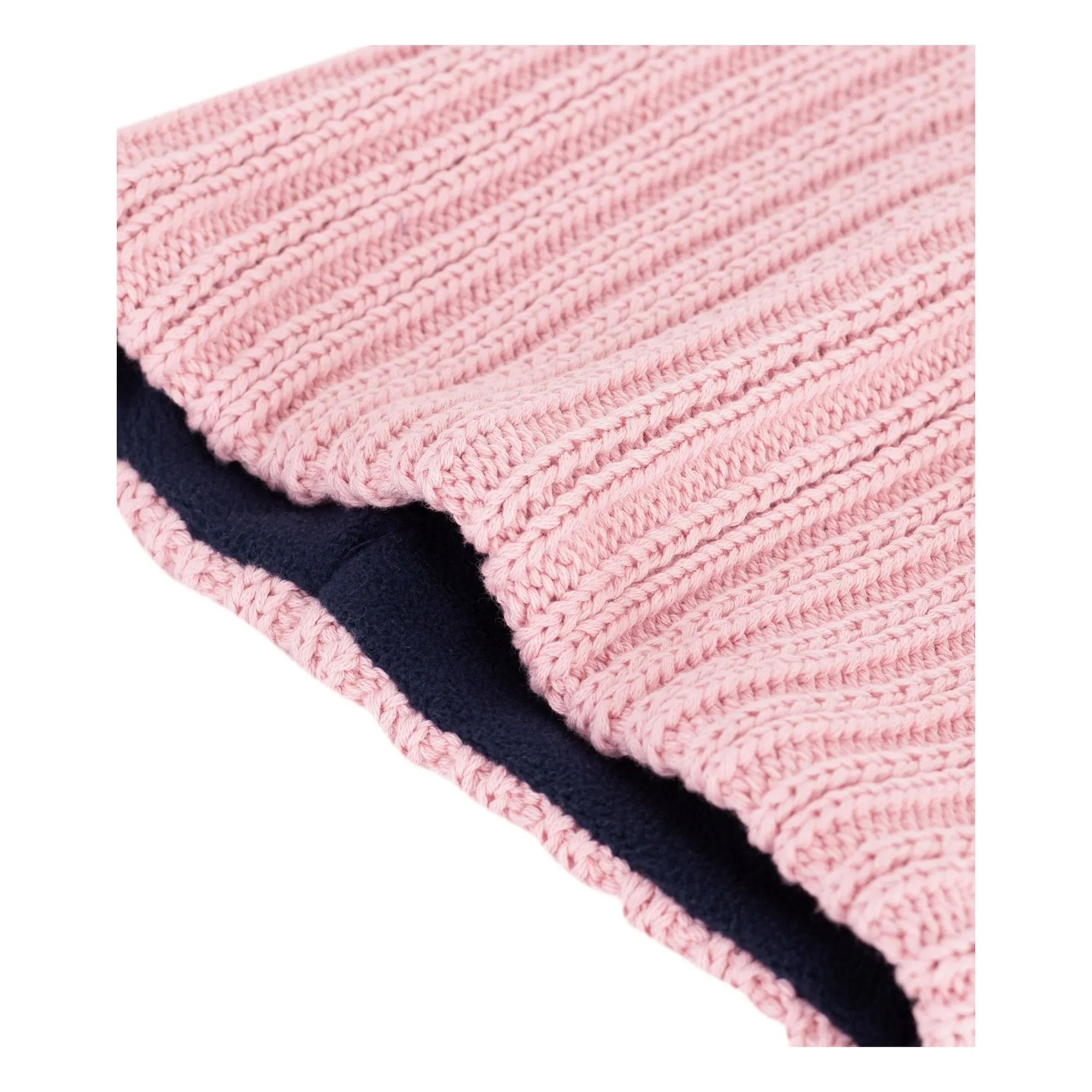 Petit Bateau - Cuello polar gofrado | Rosa