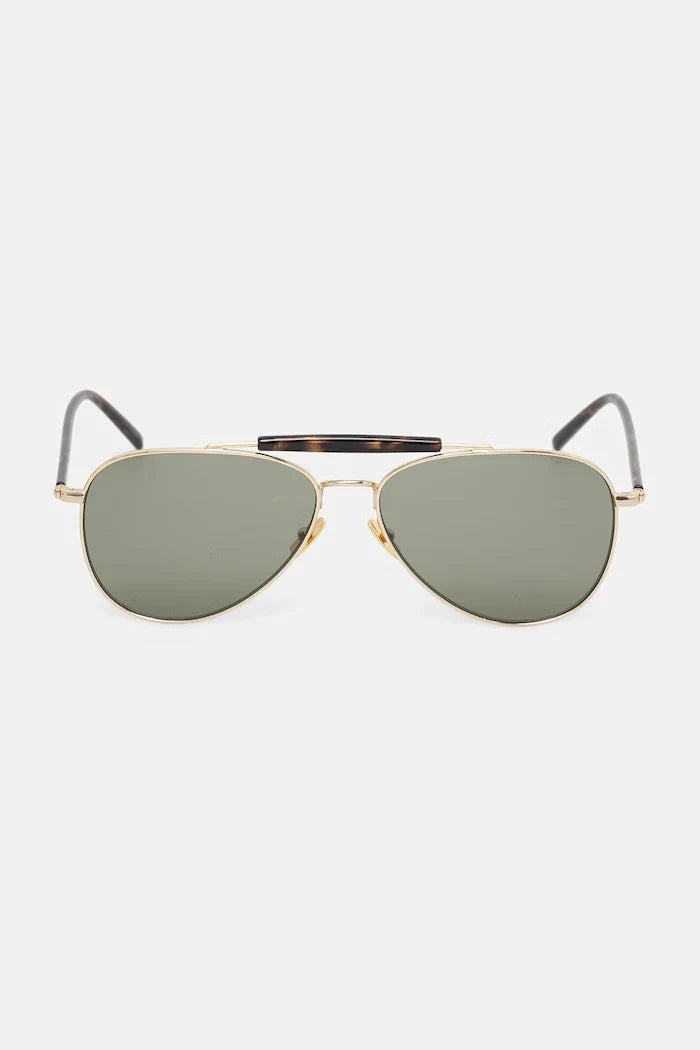 Gafas de sol de aviador Saint Laurent para hombre