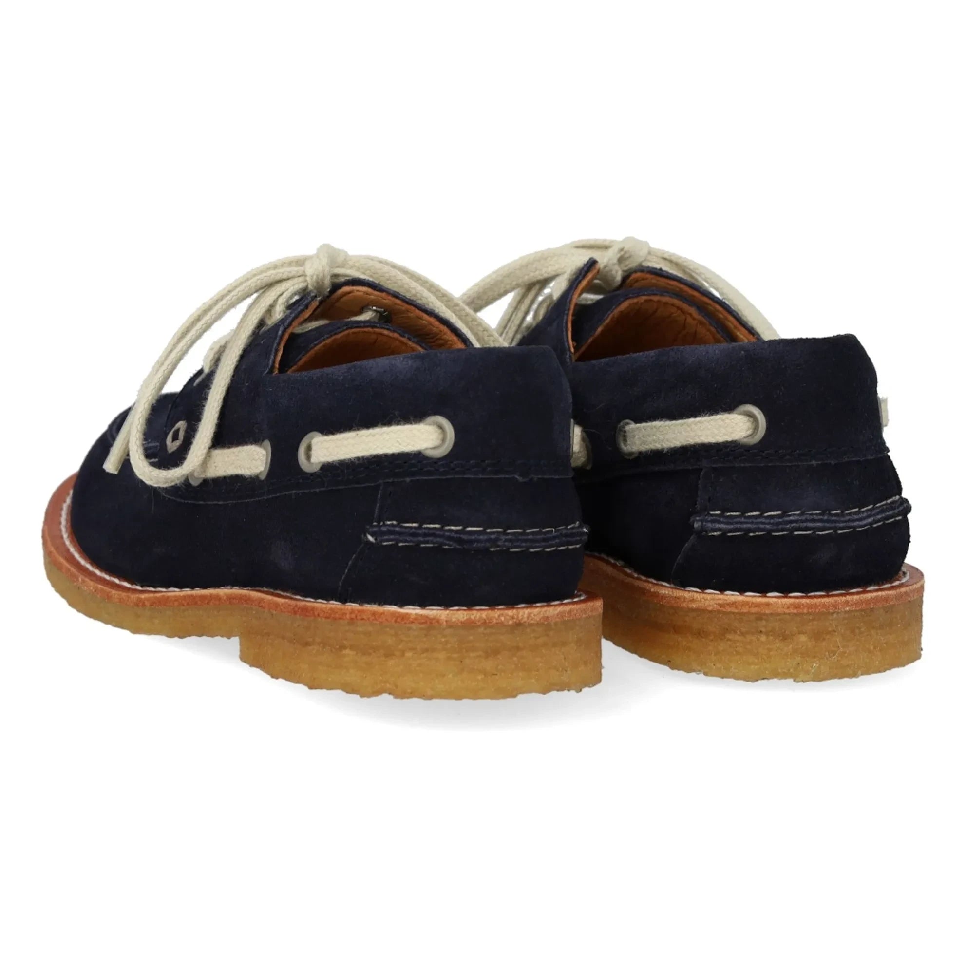 Angulus - Zapatos náuticos Dock Daim | Azul marino