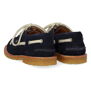 Angulus - Zapatos náuticos Dock Daim | Azul marino