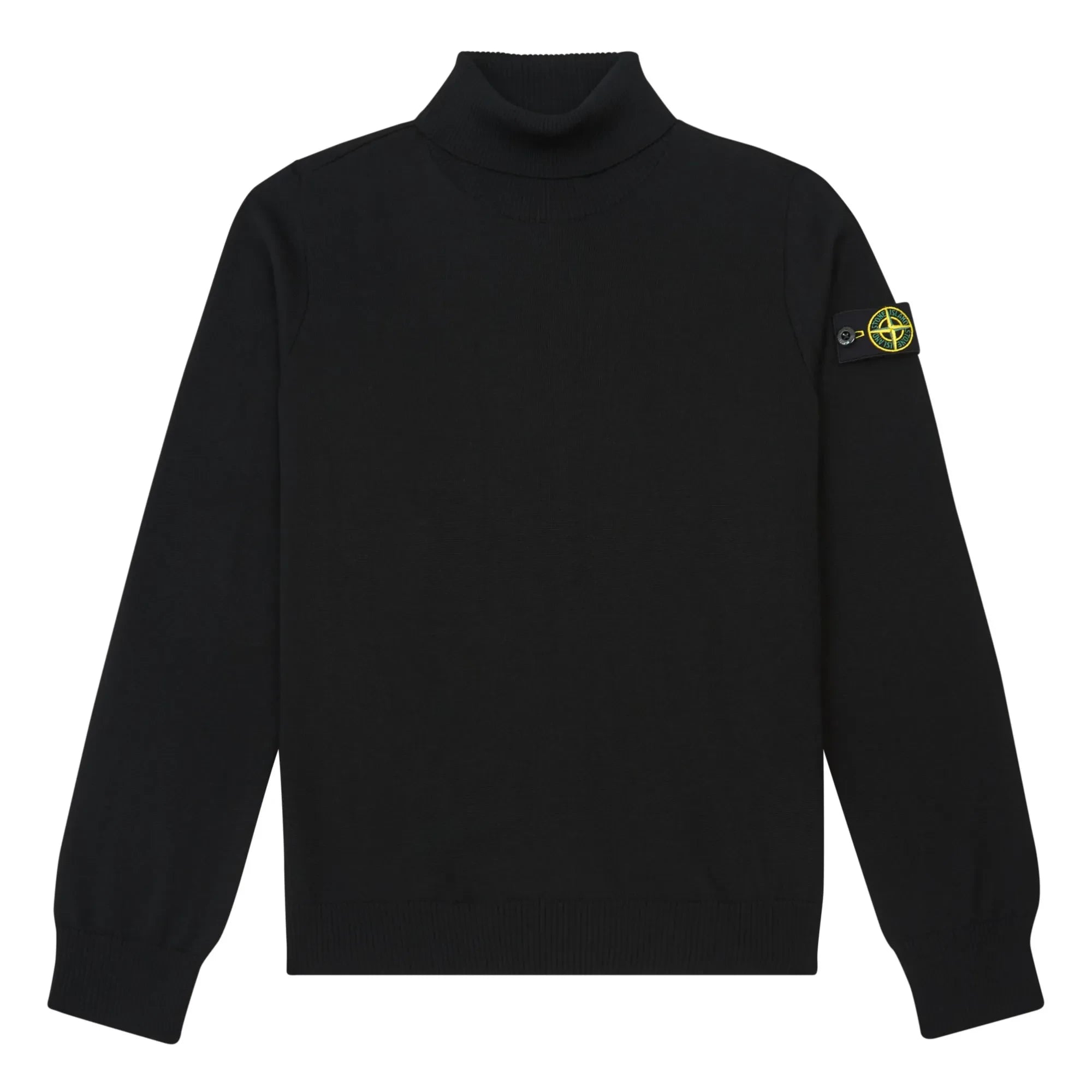 Stone Island - Jersey de cuello alto | Negro