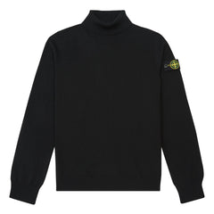 Stone Island - Jersey de cuello alto | Negro