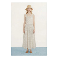 The Tiny Big Sister - Falda Cisne Algodón | Beige