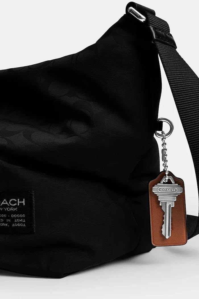 Coach Bolso de lona para hombre Leo Crossbody