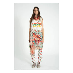 Sisters Department - Camiseta de tirantes de lino y algodón Olivia | Crudo