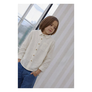Lililotte - Camisa de muselina de algodón orgánico Constantin | Crudo