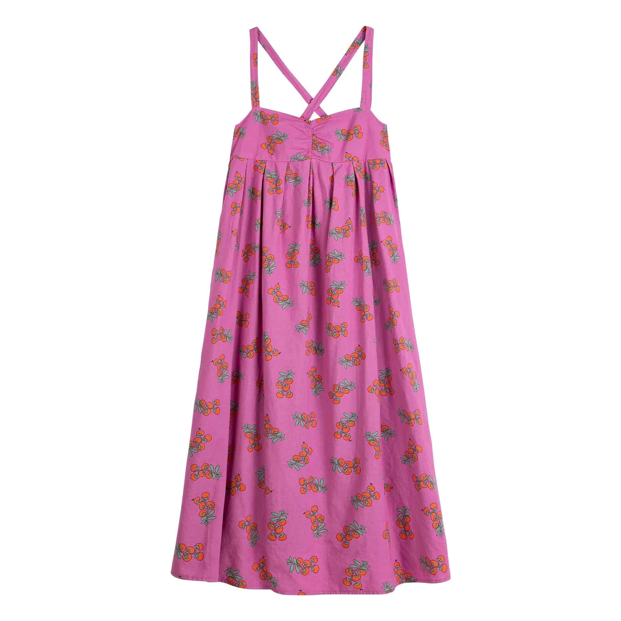 Bobo Choses - Vestido de algodón orgánico Juicy Tomatoes | Morado
