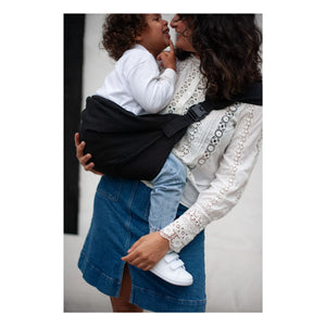 Mama Hangs - Mochila portabebés Carry &amp; Walk | Negro
