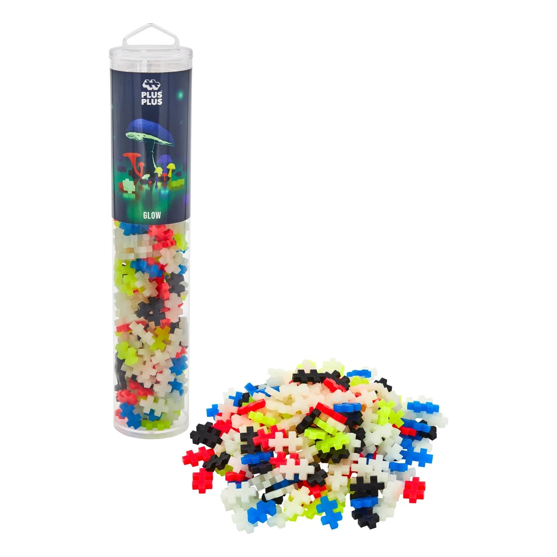 Plus-Plus - Tubo Fosforescente - 240 piezas
