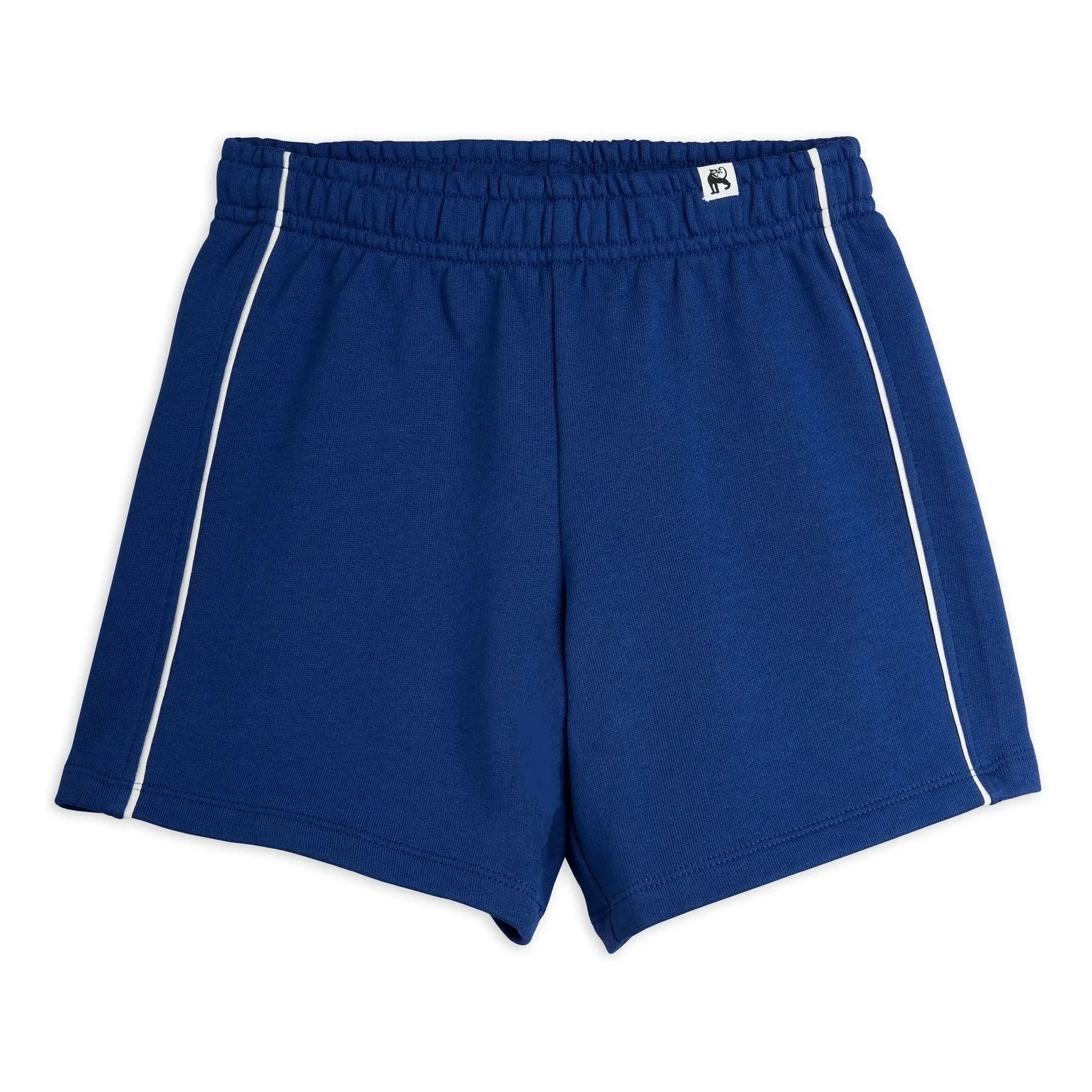 Mini Rodini - Pantalón corto de algodón orgánico | Azul oscuro