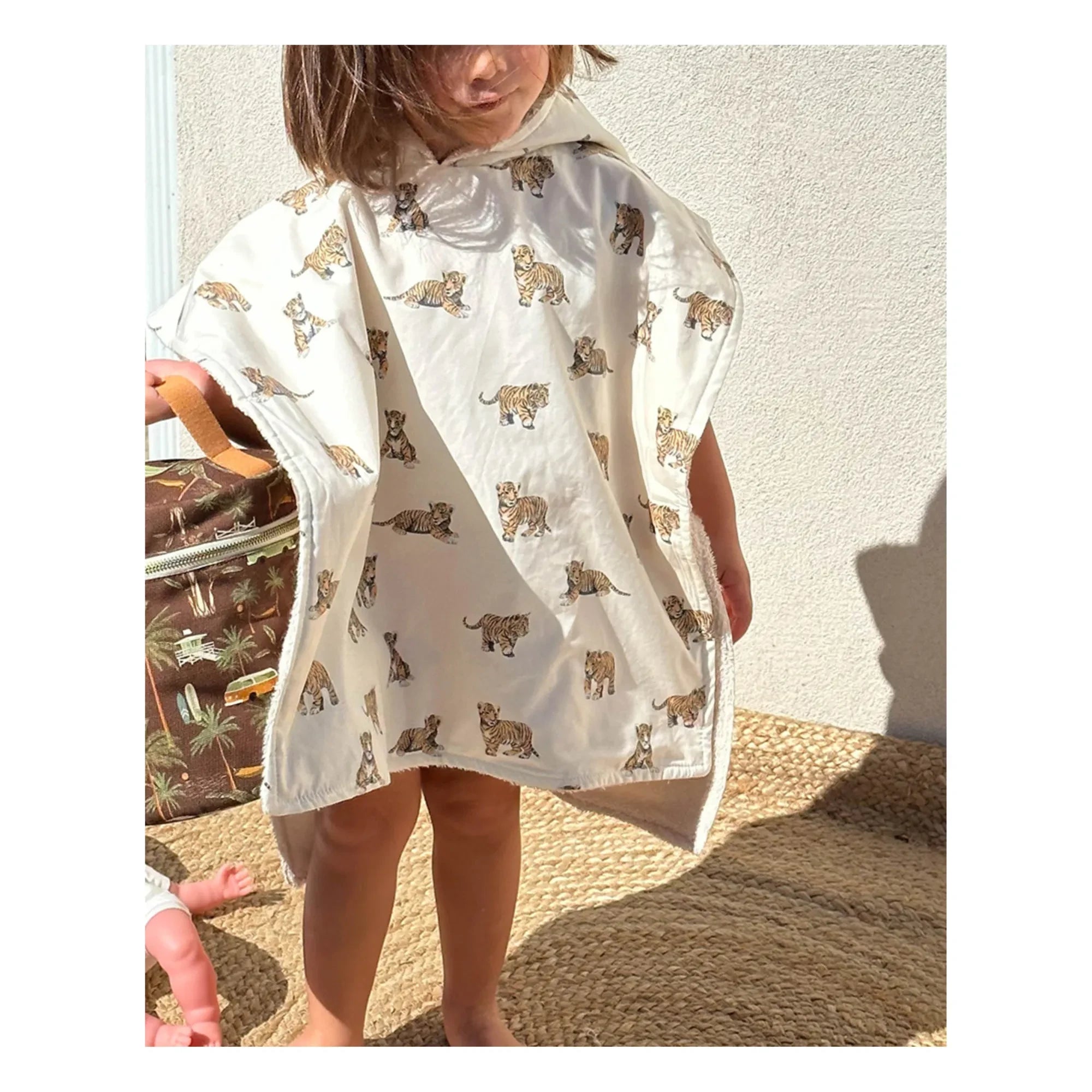 Milinane - Poncho de Baño Teo | Blanco