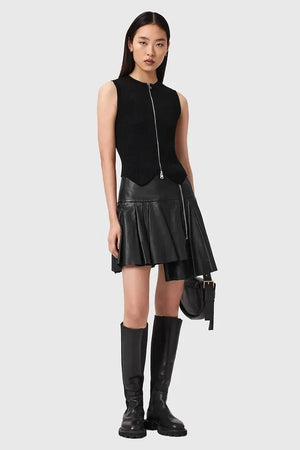 AllSaints IRINA Falda de cuero