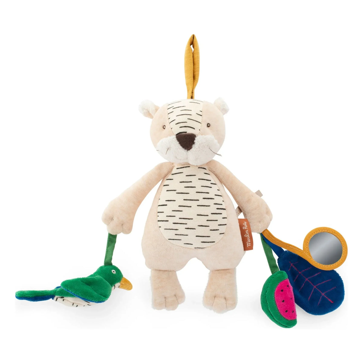 Moulin Roty - Peluche de actividades Baboo Kaplan - La jungla de Mawa