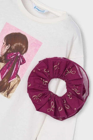 Blusa de manga larga de algodón para niños Mayoral