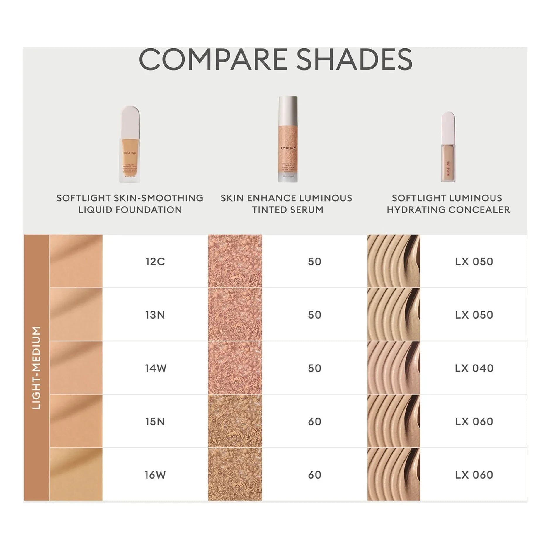 Rose Inc - Base de maquillaje unificadora Softlight | 15N Medium Neutral