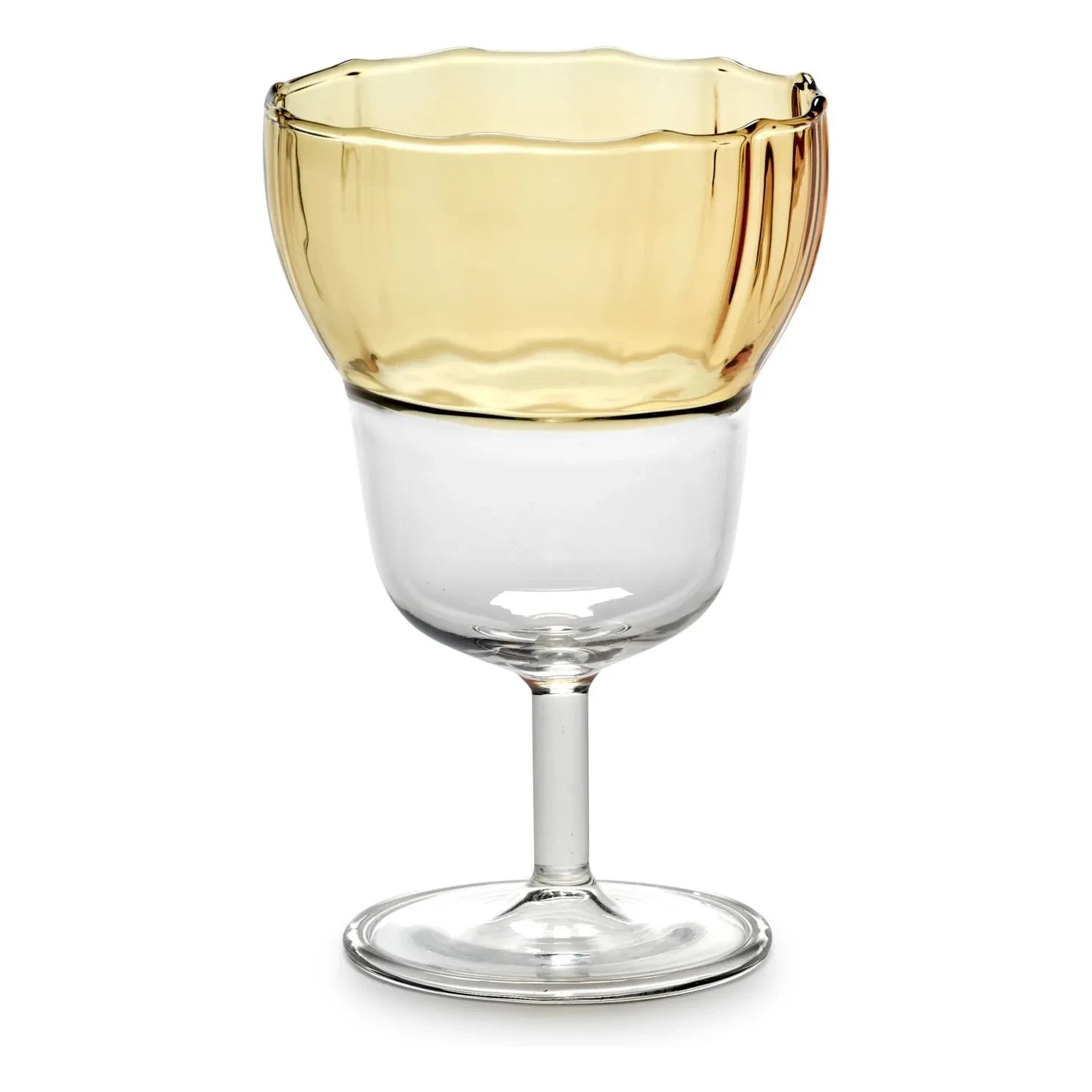 Serax - Vasos de vino Yam, Waww La Table - Juego de 4 | Amarillo