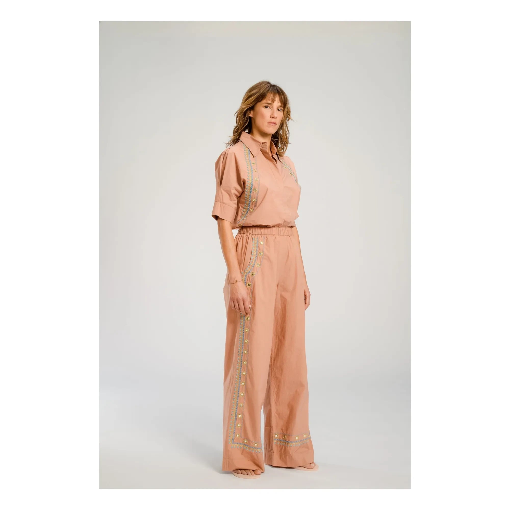 Virginie de Vinster - Pantalones Los Angeles | Beige