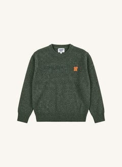 Hundred Pieces - Suéter de lana merino Mika | Haki